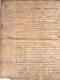 ACTE NOTARIE SUR PEAU DE 1783 DE LORRAINE ET BAR - Manuscrits