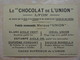 CHROMO Proverbe - Chocolat De L'Union LYON - SIRVEN - A Quelque Chose Malheur Est Bon - Autres & Non Classés