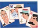 De Gaulle - Série De 4 Cartes Postales Datée Du 24 01 1946 Lyon Exposition - DeGaulle EtC.... - De Gaulle (General)