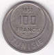 Tunisie Protectorat Français . 100 Francs 1950 - AH 1370. Cupronickel - Tunisie