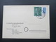 BRD Postkarte Michel Nr. 217 EF H. Lenzen, Mühlheim Ruhr. - Briefe U. Dokumente