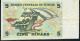 TUNISIA P86 5 DINARS 1993 AVF NO P.h. ! - Tunisia