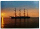 #285   SAIBOAD Vessel With Sails, Boad, Craft, Vessel, Ship, Sunset, Sea - 1986 Postcard - Sailing Vessels