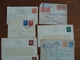 Delcampe - LOT 102 TIMBRES VOIRE CACHET  SUR LETTRES ETRANGERES FIN XIX A 1948 VOIR PHOTOS - Autres & Non Classés