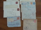 Delcampe - LOT 102 TIMBRES VOIRE CACHET  SUR LETTRES ETRANGERES FIN XIX A 1948 VOIR PHOTOS - Autres & Non Classés