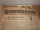 Judaica Kongresszeitung  Zurich 1937 - Sonstige & Ohne Zuordnung