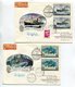 POLAR SHIPS FDC R-COVERS X6 USSR 1977 ICEBREAKERS OF THE USSR Mi# 4614-20 - Polar Ships & Icebreakers