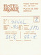 Carte De L'Hôtel Aromar, Paseo Maritimo, Playa De Aro, Costa Brava, Espagne (années 1970) - Visiting Cards