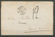 1861 Env. Taxe Tampon 12 CAD * PARIS * Superbe X3260 - 1849-1876: Période Classique
