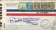 UNITED STATES USA - 1941 Prexie DOUBLE CENSORED Airmail Cover To Denmark - Great Britain & Germany Censors - Postal History