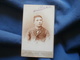 Photo CDV Brechet à Caen - Garçon Veste, Noeud Papillon, Faux Col, Vers 1890 L378 - Old (before 1900)