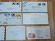 ARGENTINA LOT X 9 CIRCULATED COVERS MANY DATES, CANCELS AND OTHER MARKS - Collections, Lots & Séries