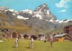 Cartolina Cervinia Breuil Campo Da Golf Animata 1970 (Aosta) - Other & Unclassified