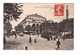 Chemin De Fer Tram Tramway Paris La Place Et Theatre Du Chatelet Attelage Cpa Carte Animée 1909 - Tramways