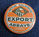 Pin Button Badge Ø38mm (bière) Victor Halbrecq EXPORT ABBAYE  ( LOBBES ) - Bier
