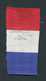 Morceau De Ruban Tricolore "Fête Patronale De Lessards Et Le Chêne - 12/09/1966 - Offert Par La Reine Chantal" Normandie - Autres & Non Classés