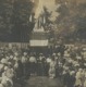 AUCH Carte Photo  Fete Au Pied De La Statue  D'Étigny  Banniere Des "vignerons MONTESTRUC" Draisienne Tricycle - Auch