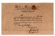 31 - TOULOUSE . ÉGLISE SAINT-EXUPÈRE . SOCIÉTÉ DE SECOURS MUTUELS . ASSEMBLÉE GÉNÉRALE LE 18 JUILLET 1852 - Réf. N°65F - - Documenti Storici