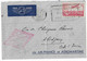 1937 - AEROMARITIME Et AIR FRANCE - ENVELOPPE Par AVION De PARIS => ABIDJAN (COTE D'IVOIRE) - 1927-1959 Lettres & Documents