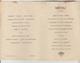 Delcampe - 3 (+1) MENUS 2 DOUBLE FEUILLET 1 SIMPLE FEUILLET 1952, 1932, 1929 - Menus