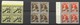 1931 Vaticano Vatican SEGNATASSE  POSTAGE DUE 4 Serie Di 6v. In Quartina MNH** Bl.4  20c E 60c Con Certificato Bolaffi - Taxes