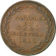 Monnaie, Grande-Bretagne, Hampshire, W S & I Wakeford, Penny Token, 1812 - Sonstige & Ohne Zuordnung