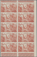 29442 Französisch-Indochina: 1946, "DU CHAD A RHIN", Complete Set In Imperforate Blocks Of Ten, Unmounted - Briefe U. Dokumente