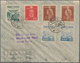 29473 Japanische Besetzung  WK II - Hongkong: 1944, Four Da Luz Covers With Showa Frankings Cto "Kowloon" - 1941-45 Japanse Bezetting