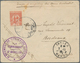 29509 Marokko - Scherifische Post: 1899/1912, Group Of 10 Covers/cards, Comprising Sherifian Post Mixed Fr - Marokko (1956-...)