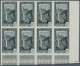 29531 Reunion: 1933, Definitives Pictorials, 15c. "Waterfall" IMPERFORATE, 20 Copies Within Marginal Units - Brieven En Documenten