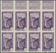 29533 Reunion: 1933, Definitives Pictorials, 1c. "Waterfall" IMPERFORATE, 23 Copies Within Marginal Units, - Brieven En Documenten