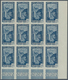 29535 Reunion: 1938, Definitives Pictorials, 1.75fr. "Waterfall" IMPERFORATE, 22 Copies Within Marginal Un - Brieven En Documenten