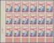 29536 Reunion: 1938, Airmails 9,65fr. IMPERFORATE WITHOUT VALUE, 45 Pieces Within Marginal Units, Unmounte - Brieven En Documenten