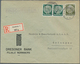 29619 Thematik: Firmenlochung / Perfins: 1933/1941, Dt.Reich, Partie Von 34 Firmenbriefen Mit Frankaturen - Ohne Zuordnung