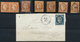 29682 Frankreich: 1849/1850, CERES 1st Issue, Lot Of 34 Stamps Incl One Cover, Varied Condition, Incl. 10c - Gebruikt