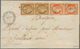 29685 Frankreich: 1850/1885, Comprehensive Collection With 23 Covers, Comprising Vertical Pairs Of 10 C Ye - Gebruikt