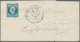 29685 Frankreich: 1850/1885, Comprehensive Collection With 23 Covers, Comprising Vertical Pairs Of 10 C Ye - Gebruikt