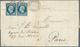 Delcampe - 29685 Frankreich: 1850/1885, Comprehensive Collection With 23 Covers, Comprising Vertical Pairs Of 10 C Ye - Gebruikt