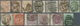 29740 Großbritannien: 1855/1880 (ca.), QV Surface-printed Issues, Used Assortment Of Apprx. 250 Stamps On - Andere & Zonder Classificatie