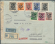 Delcampe - 29770 Kroatien: 1941/1942, 2nd Overprint Issue, Lot Of 15 Commecial Covers/cards Incl. Two Commercially Us - Kroatië