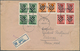 Delcampe - 29770 Kroatien: 1941/1942, 2nd Overprint Issue, Lot Of 15 Commecial Covers/cards Incl. Two Commercially Us - Kroatië