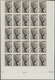29796 Monaco: 1948, Olympic Games, Airmail Stamps IMPERFORATE, Four Values Complete In Marginal Blocks Of - Ungebraucht