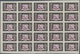 29797 Monaco: 1949, Airmails 300fr., 500fr., 1000fr., Three Values In IMPERFORATE Blocks Of 25, Unmounted - Ungebraucht