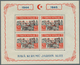 29885 Türkei - Zwangszuschlagsmarken Für Den Roten Halbmond: 1944/1945, Souvenir Sheets "HAVA KURUMU JARDI - Wohlfahrtsmarken