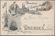 30028 Deutsches Reich - Privatpost (Stadtpost): 1886/1900, DRESDEN HANSA, Gehaltvolle Sammlung Mit Ca.150 - Private & Lokale Post