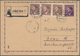 30048 Dt. Besetzung II WK - Böhmen Und Mähren: 1939/1945, Posten Mit über 100 Belegen, Dabei Bedarfspost M - Besetzungen 1938-45