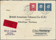 30153 Bundesrepublik Deutschland: 1959, Partie Mit 4 Eilbotenbriefen, Jeder Mit Waager. Paar 40 Pf Heuss M - Andere & Zonder Classificatie