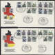 Delcampe - 31046 Deutschland: 1875/1990 Ca., Wilde Partie Mit über 50 Steckkarten Deutschsprachigen Materials Untersc - Verzamelingen