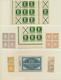 31197 Bayern - Marken Und Briefe: 1850-1920, Bayern-Bestand In 4 Alben Ab Quadratausgaben, In Der Pfennigz - Andere & Zonder Classificatie
