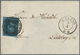 31303 Preußen - Stempel: 1850/1863, DANZIG, Stempel-Slg. Mit Nummernstempeln Bzw. Ortsstempeln Auf 5 Frank - Andere & Zonder Classificatie